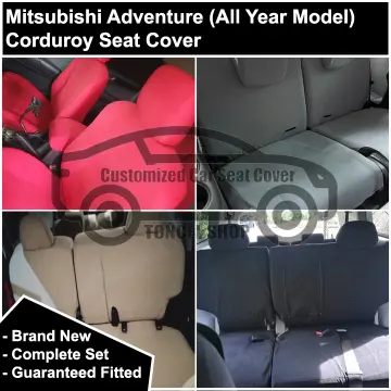 QOOIV Universal Car Seat Cover for Mitsubishi ASX Sport Colt Galant Grandis  L200 9 10 Pajero 2 3 4 Full Caffè Car Accessory : : Automotive