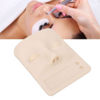 Grafting Eyelashes Practice Face Lash Extension Practice Head Silicone Reusable for Freshman for Home