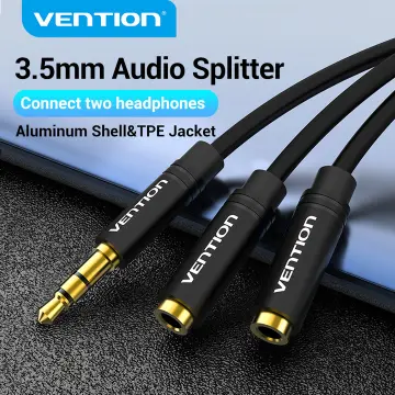 Vention Universal Double Jack 3.5mm Audio Cable Splitter for Phone