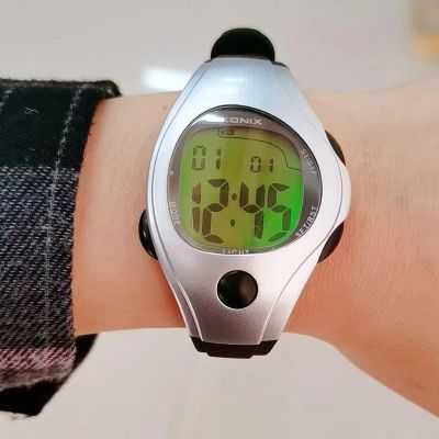 Hot Seller fashion temperament luminous electronic male and female student sports alarm clock waterproof retro shaped watch