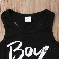 AGH-Toddler Kids Baby Boys Letter Vest Tops+ Star Splice