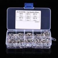 300pcsset M3 Hex Socket Screws 304 Stainless Steel Flat Head Hexagon Screw Bolt Nut Assortment Kit Tool Fastener Hardware