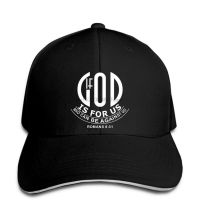 Baseball cap If God is For Us Who can be Against Us Scripture Christian Religious Men Print hat