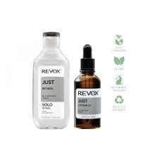 [Set คู่สุดคุ้ม Revox ลดเรือนริ้วรอย] Revox B77 JUST RETINOL REJUVENATING TONER 300 ml คู่  CAFFEINE 5% EYE CONTOUR SERUM 30 ml ช่วยลดเรือนริ้วรอยและบำรุงรอบดวงตา