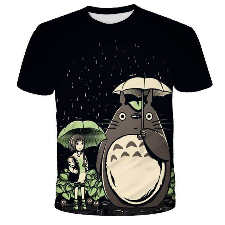 ใหม่ตลกฤดูร้อนคลาสสิก-totoro-การ์ตูน-3d-พิมพ์เสื้อยืดผู้ชายน่ารักสบายๆ-kawaii-การ์ตูนเด็ก-harajuku-t-เสื้อแขนสั้น