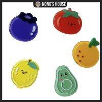 Nongs House crocs รูปแบบผลไม้น่ารัก jibbiz set ของแท้ โซ่ติดรองเท้าหัวโต อะไหล่ ตุ๊กตา อะไหล่ติดรองเท้าหัวโต ตกแต่ง โซ่ติดรองเท้า