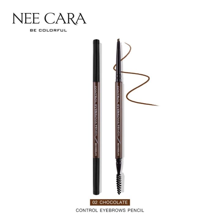 nee-cara-control-eyebrow-pencil-n136-ดินสอเขียนคิ้วสลิม-นีคาร่า-รุ่นใหม่