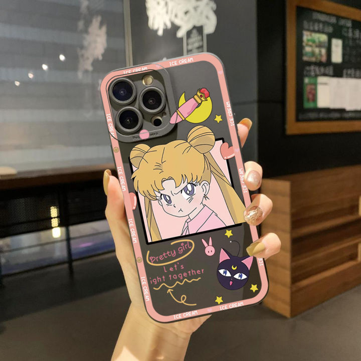 เคสสำหรับ-vivo-โทรศัพท์-t1-5g-y02s-y35-4g-y30-y55-y75-y01-y21-y33s-y3s-y20-y15a-y12s-y15การ์ตูนซากุระซากุระมหัศจรรย์-y12a-y11s-ขอบสี่เหลี่ยมฝาครอบป้องกัน