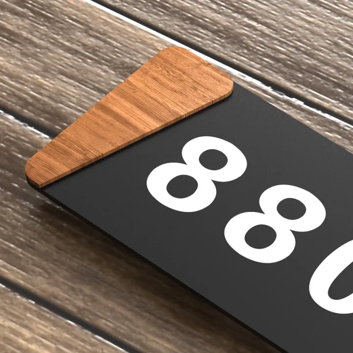 3D digital house number hotel room number apartment hotel room number