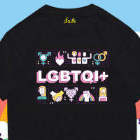 เสื้อยืดโอเวอร์ไซส์(เสื้อเฮีย) pride mouth เสื้อ ICON LGBTQI ผ้า Cotton 100 % ผ้านุ่ม S-5XL