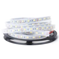 IP68 Waterproof 5M 300Led Chips/Meter SMD5050 LED Strip 12V Flexible Strip Light, Filled Silicone Work In Water.