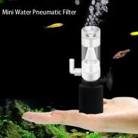 【CW】Silent Mini Water Pneumatic Built-in Filter Aquarium Air Pump Biochemical Sponge Filters For Fish Bowl Oxygen Pumps Accessories