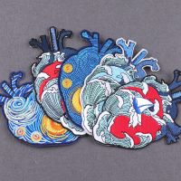 【YF】▽  Van Gogh Embroidery Applique Anatomical Iron on Patches for Clothing Sticker Badge