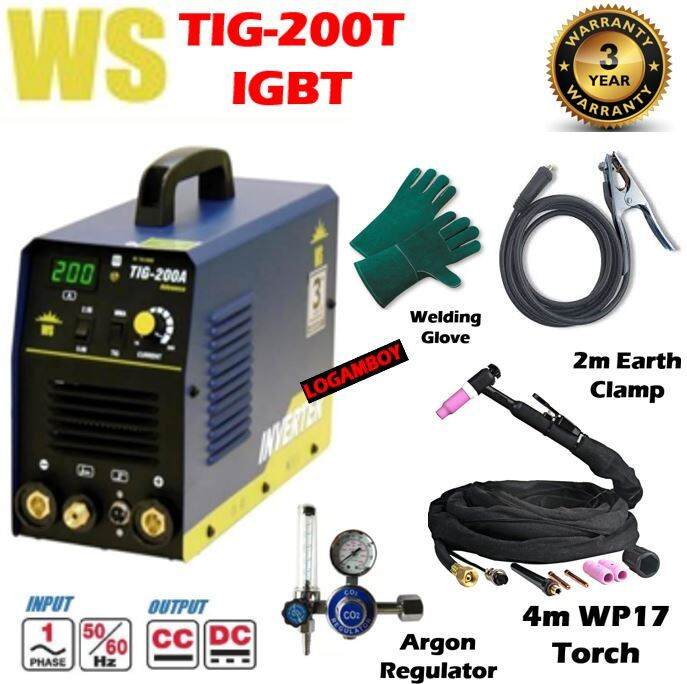 WS TIG200A TIG Welding Machine Stainless steel Argon welding Machine