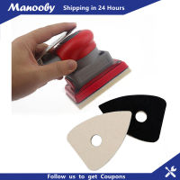 Manooby เครื่องมือขัดทรายตะขอกระดาษทรายสามเหลี่ยมสำหรับขัดเครื่องขัดแบบแมนูบบี้กระดาษทรายกาวแผ่นกระดาษทรายด้วยตัวเอง