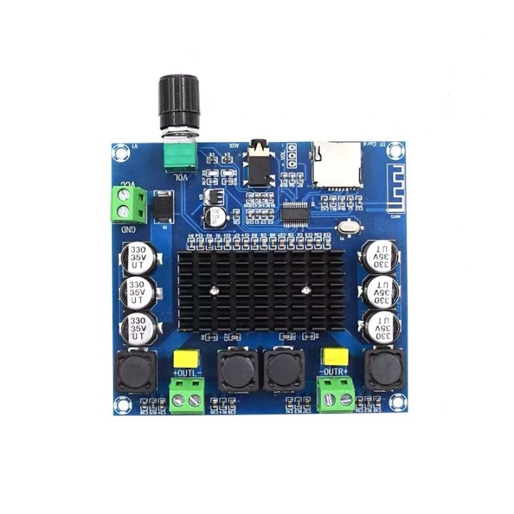 2x100w-tda7498-digital-audio-amplifier-board-bluetooth-compatible-channel-class-d-stereo-aux-amp-decoded-flac-ape-mp3-wma-wav