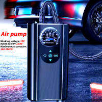 Inflator ปั๊ม12V แบบพกพารถ Air Compressor สำหรับรถจักรยานยนต์จักรยานเรือยาง Quick Inflator Digital Auto Inflatable Air Pump