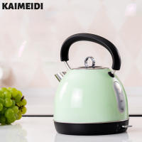 KAIMEIDI กาต้มน้ำสแตนเลส Teko Listrik 1.8L การควบคุมอุณหภูมิอัจฉริยะความจุขนาดใหญ่ต้มปิดอัตโนมัติป้องกันการแห้ง