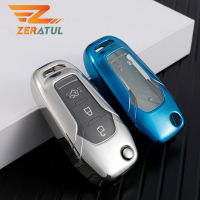 Zeratul อัตโนมัติสำหรับฟอร์ดฟิวชั่นเฟียสต้า Escort Mondeo เอเวอร์เรสเรนเจอร์ S Max Kuga 2 Soft TPU รถพับกรณีที่สำคัญปกเชลล์