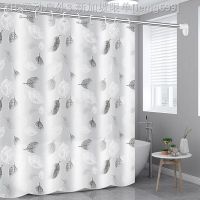【CW】▼  PEVA Shower Curtain Plastic Curtains With 12 Hooks Translucent