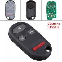 【big-discount】 Auto City (JAS) 315MHz 3ปุ่ม Keyless สีดำรถระยะไกล Key Fob กับ KOBUTAH2T และสำหรับ1998 1999 2000 2001 2002 Honda Accord