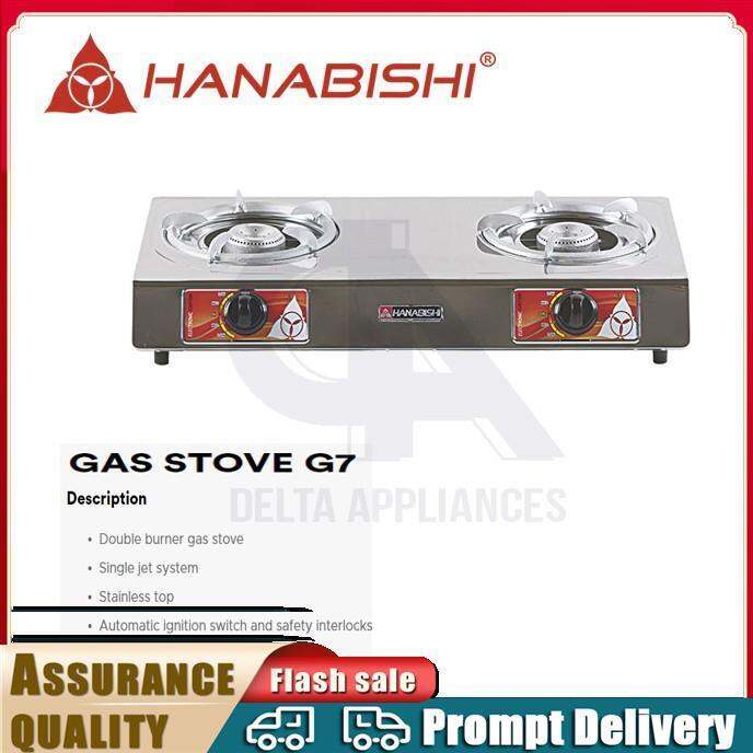 Hanabishi Gas Stove (Double Burner) G7 Lazada PH