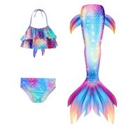 【Ready】? Mermaid Swimsuit Girls Swimsuit Mermaid Tail Clothing Children Bikini Suit Princess Girl Swimming Clothes