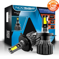 NOVSIGHT Car Headlight Led H4 H1 H3 H7 H11 H8 H9 9005 9006 9007 9012 Fog Light Bulbs 72W 10000LM 6000K Car Auto Headlamps