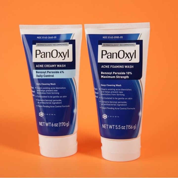 ครีมล้างหน้า-ลดสิว-acne-creamy-wash-4-benzoyl-peroxide-170g-panoxyl