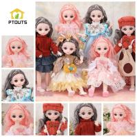 PTOUTS กับเสื้อผ้า30เซนติเมตรตุ๊กตา BJD แต่งตัว3D ดวงตา1/6ตุ๊กตา Bjd S ตุ๊กตาแต่งตัว1/6 BJD ถอดข้อต่อตุ๊กตาของขวัญสาวๆ