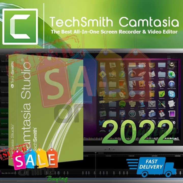 TechSmith Camtasia Studio 2022 64bit Lifetime for Windows 7 8 10 11 Send  Through Email Download | Lazada PH