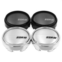 Style 4pcs 66mm SSR Car Wheel Centre Cap ssr Sport Rim Hub Cap Wheels Rims Accessories