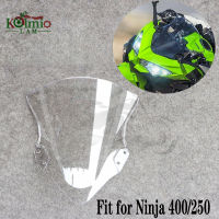 Fit สำหรับ KAWASAKI 2018 - 2022 NINJA 400 250 EX400กระจกรถจักรยานยนต์กระจก Visor Deflector Ninja400 2019 2020 2021