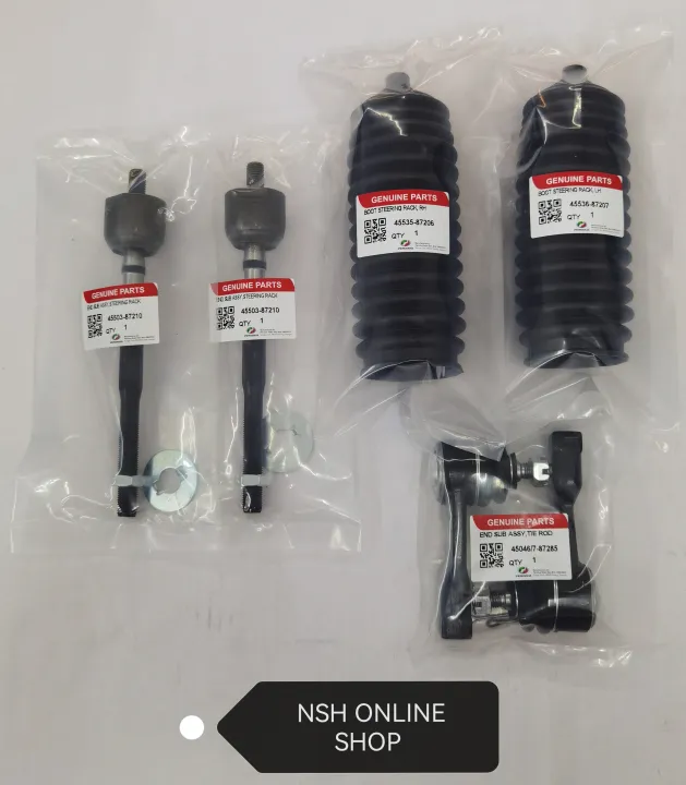 Tie Rod End+Rack End+Steering Boot Cover (OEM) for Perodua Kancil 660