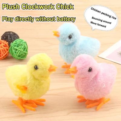 Cute Chicken Clockwork Toy Walk Swing Chicken Toy Random Color O3H3