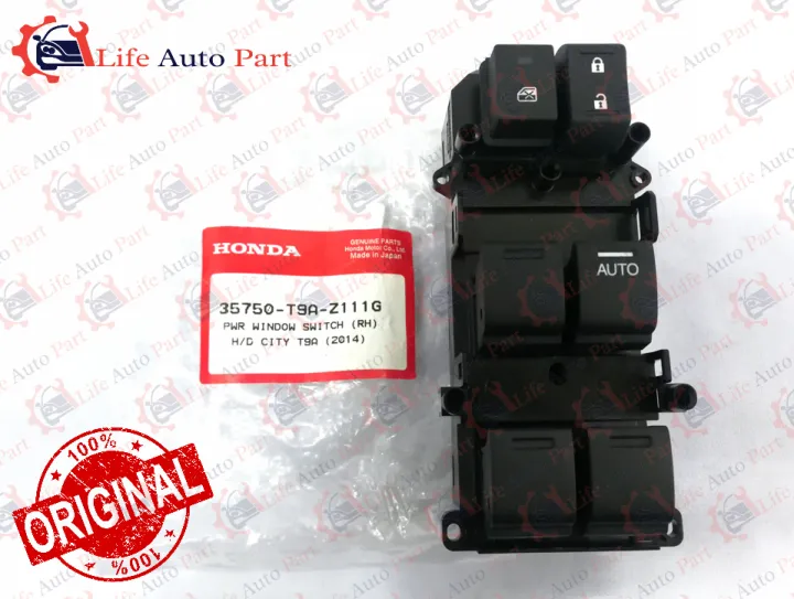 Power Window Switch HONDA HRV, City T9A, TFO, JAZZ 2014 Main Switch