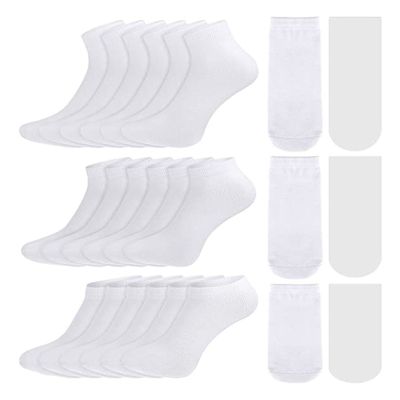 5 Pairs Sublimation Blank Socks Double-sided Print Heat Transfer Tubbe Socks for Teen Adult DIY Personalized Socks