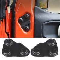 ✓☒ Front Door Screw Protection Cover Trim Screw Decor For Jeep Wrangler JL JT 2018 2019 2020 2021 2022 Sticker Accessory