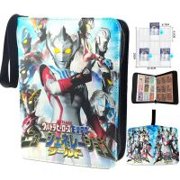 900Pcs Ultraman Card Album Holder Binder 400pcs Double Pocket Binder Collectible Anime Game Card Holder Pack Kids Birthday Gift