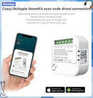 Elewings โมดูลแอปรีโมทคอนโทรลสวิตช์ WiFi ไร้สายสมาร์ท16A สวิตช์2ทางรีเลย์สมาร์ทเบรกเกอร์อัจฉริยะสวิตช์คู่สำหรับไอโอเอสแอนดรอยแอพพ์การควบคุมเวลา