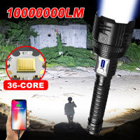 00LM XHP360 High Power LED Flashlight Tactical Flashlight Rechargeable Powerful Torch Light With Zoom Emergency