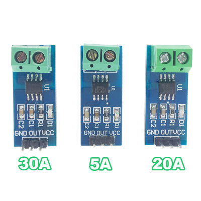 5A โมดูล ACS712โมเดลเซ็นเซอร์ปัจจุบันของห้องโถง30A สำหรับบอร์ดตรวจจับกระแสตรงกระแสสลับ Arduino 20A