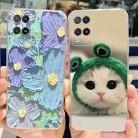 เคสสำหรับ Oppo A54 4G เคสโทรศัพท์บางนิ่มภาพน่ารัก CPH2239สำหรับ Oppo A54 OppoA54เคสขนาด6.51