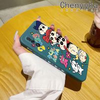 เคส Chenyyyka สำหรับออปโป้ไฟนด์ X2 Pro เคสการ์ตูนดินสอสีชินเพื่อนเคสมือถือนิ่มบางลายขอบสี่เหลี่ยมด้านข้างเคสซิลิโคนนิ่มเคสป้องกันการกระแทก