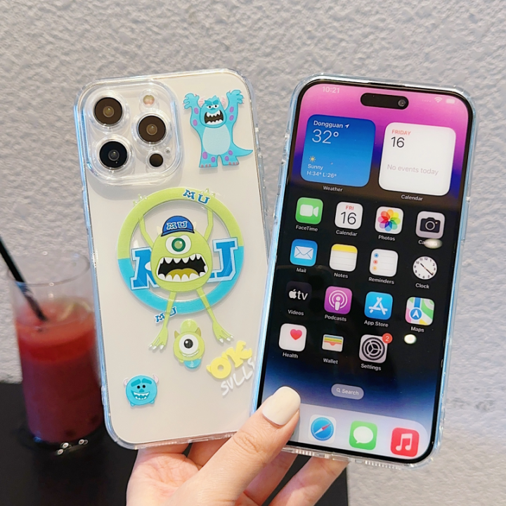 เคสแม่เหล็กหรูหราพิมพ์ลาย-monsters-university-iphone-11-12-pro-max-13-pro-max-7-8-plus-x-xs-xr-สำหรับ-iphone-disney-sullivan