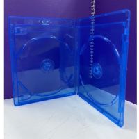 Box Bluray 2 disc Blue Color / Blu-ray / กล่องใส่แผ่นบลูเรย์ แบบบรรจุได้ 2 แผ่นต่อใบ ( สีฟ้า ) 25 ใบ