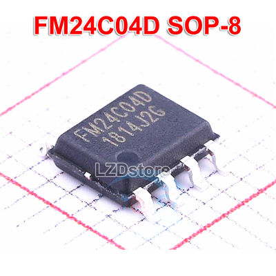 10ชิ้น FM24C04D Sop-8 FM24C04D-SO-T-G SOP8 IC ชิปความจำ EEPROM ของแท้ใหม่
