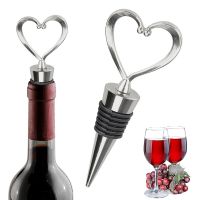 Wine Bottle Stopper Heart/Ball Shaped Red Wine Beverage Champagne Preserver Cork Wedding Favors Xmas Gifts for Wine Lovers Bar Wine Tools