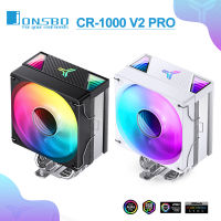 Jonsbo V2 CR-1000 PRO ARGB พัดลมระบายความร้อน CPU 6หม้อน้ำรถยนต์ท่อความร้อน PWM 120มม. พัดลมทำความเย็น PC ฮีทซิงค์ Intel LGA1700 1200 AM4 AM5 115X