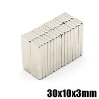 2/5/10/20/50/100Pcs 30x10x3 NdFeB Neodymium Magnet Super Powerful Block Permanent Magnetic imanes 30x10x3